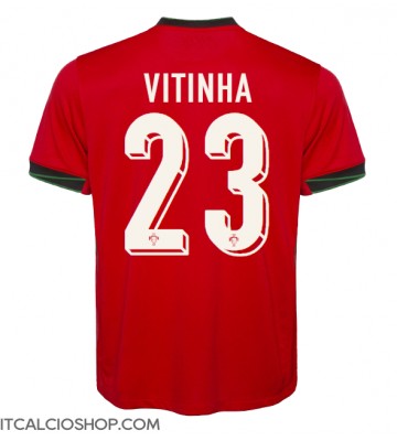 Portogallo Vitinha #23 Prima Maglia Europei 2024 Manica Corta